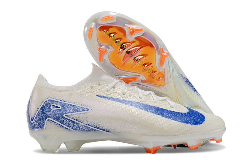 Nike Air Zoom Mercurial Vapor 16 Elite FG White and Blue "Blueprint Pack" Kids' Field Football Boots 