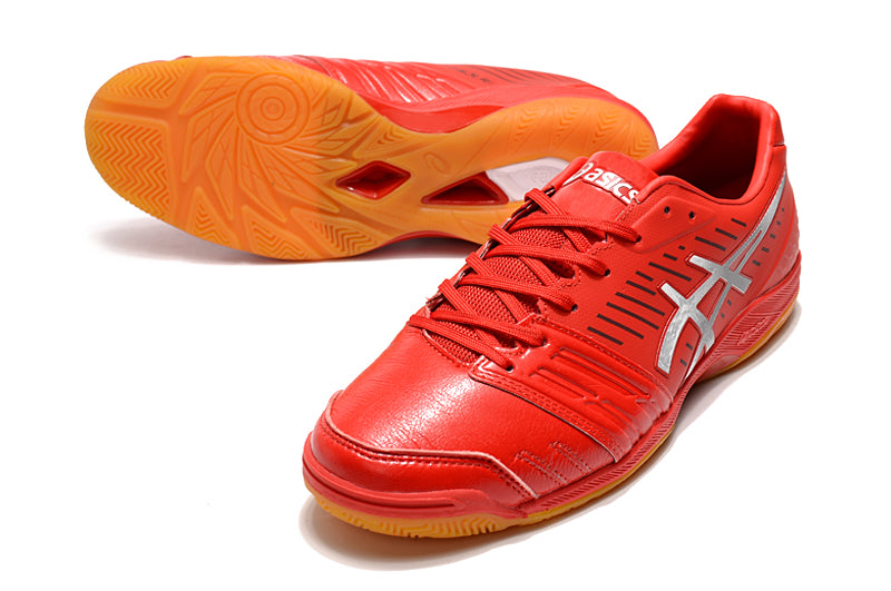 Chuteira Futsal Asics Japan Destaque II IC Vermelha