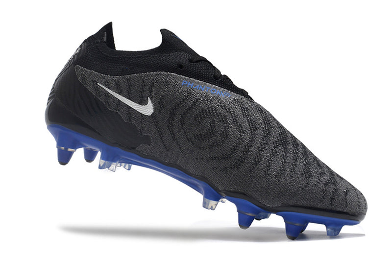 Nike Phantom GX Elite Aluminum Spike Black and Blue "Shadow Pack" Field Football Boot