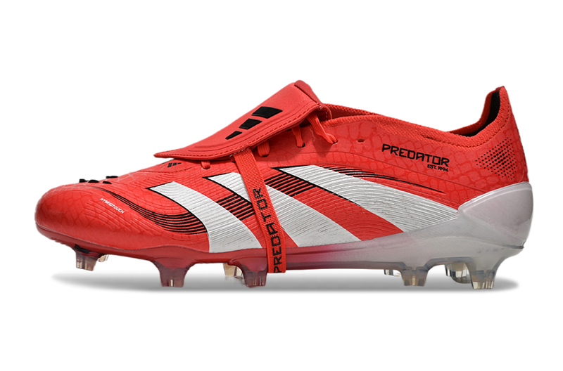 Chuteira Campo Adidas Predator FT 30 Elite FG Vermelha e Branca "Pure Victory"