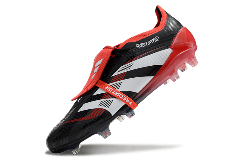 Chuteira Campo Adidas Predator FT 30 Elite FG Preta e Vermelha