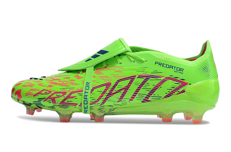 Chuteira Campo Adidas Predator FT 30 Elite FG Verde e Rosa