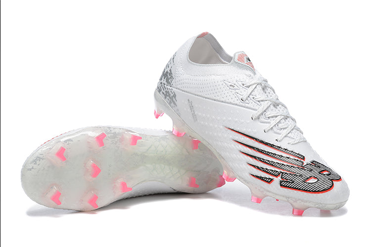 New Balance Furion V6+ FG White and Pink "Seven Edition" Field Boots