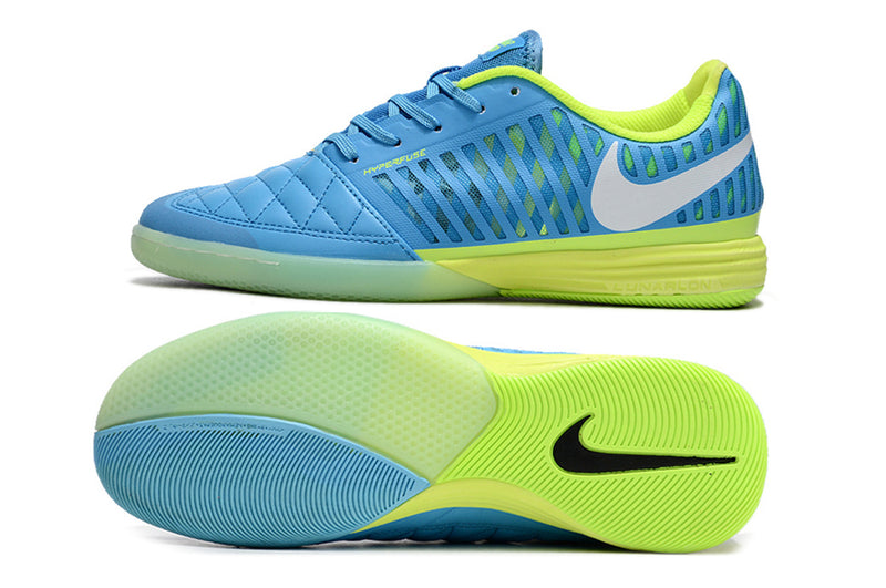 Nike Lunar Gato II IC Futsal Boot Blue and Green