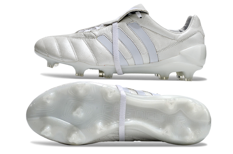 Chuteira Campo Adidas Predator Mania FG Branca "Made in Germany"