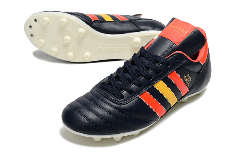 Adidas Copa Mundial FG Black, Red and Yellow "Spain" Field Football Boots