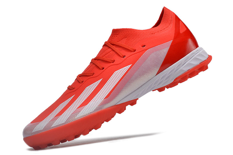 Adidas X Crazyfast.1 TF Red "Energy Citrus Pack" Society Football Boots