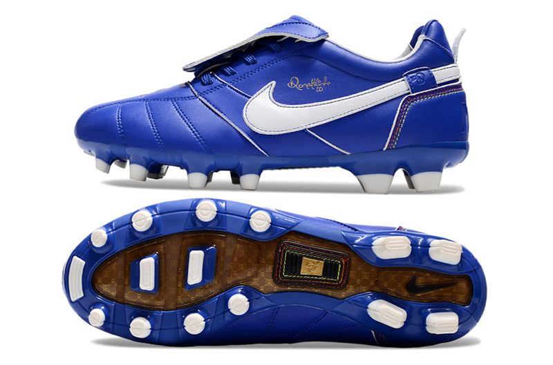 Nike Retro Tiempo Legend R10 Elite Blue and White Football Boots 