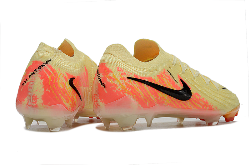 Chuteira Campo Nike Phantom GX 2 Elite FG Amarelo e Laranja