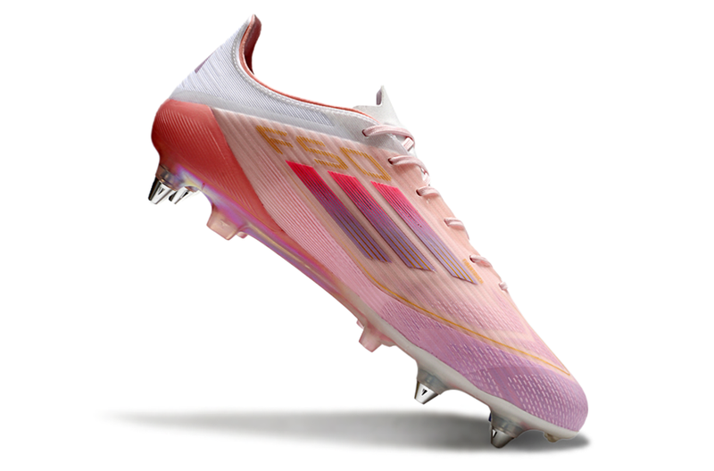 Chuteira Campo Adidas F50 Ponta de Aluminio Rosa "LY304"