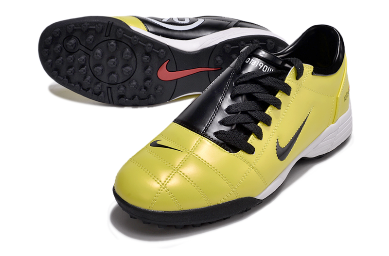 Chuteira Society Nike Total 90 TF Amarelo e Preto