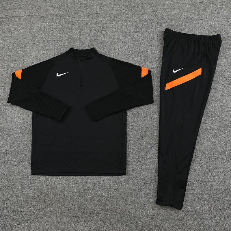 Nike Training Cold Weather Set Orange and Black