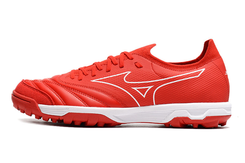 Tenha muito mais CONFORTO com a Mizuno Morelia Neo Beta Society Vermelha "Passion Red 2.0" na Farda de Boleiro, Garanta a qualidade de Jogadores Profissionais!