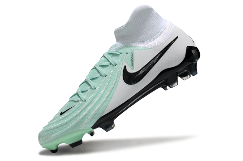 Chuteira Campo Nike Phantom Luna 2 Elite FG Branca e Verde