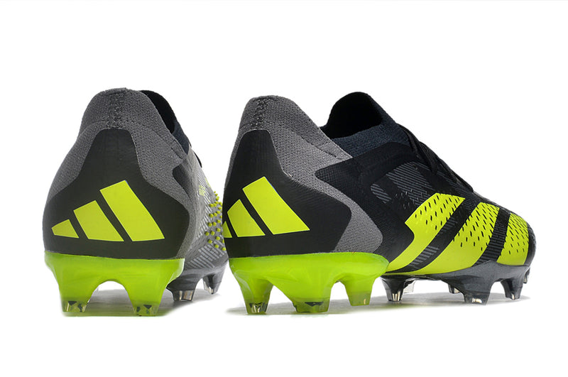 Adidas Predator Accuracy.1 FG Low Black and Green "Crazycharged Pack" Field Boots