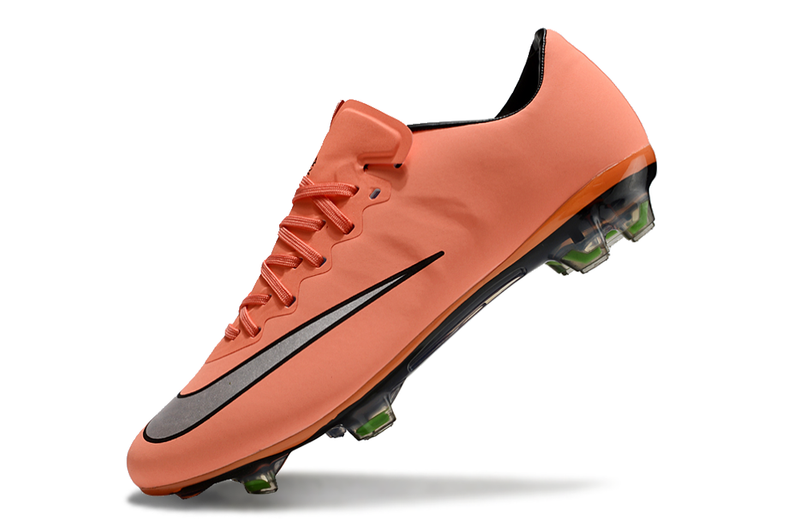 Chuteira Campo Nike Retrô Mercurial Vapor 10 FG Laranja