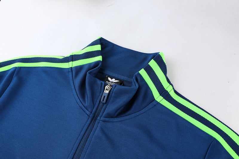 Adidas Sportswear Blue and Green Cold Weather Set