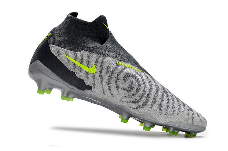 Chuteira Campo Nike Phantom GX DF Elite FG Cinza