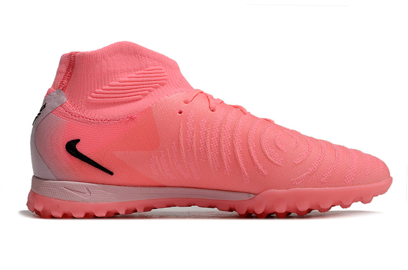 Chuteira Infantil Society Nike Phantom Luna 2 Elite TF Rosa "Mad Brilliance"