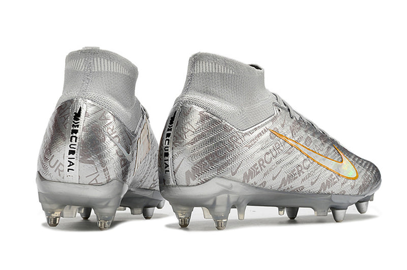 Nike Air Zoom Mercurial Superfly 9 Elite Aluminum Spike Silver "Anniversary 25 Years Pack" Football Boots