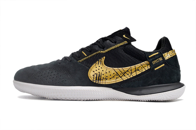 Nike StreetGato IC Futsal Boot Black and Gold