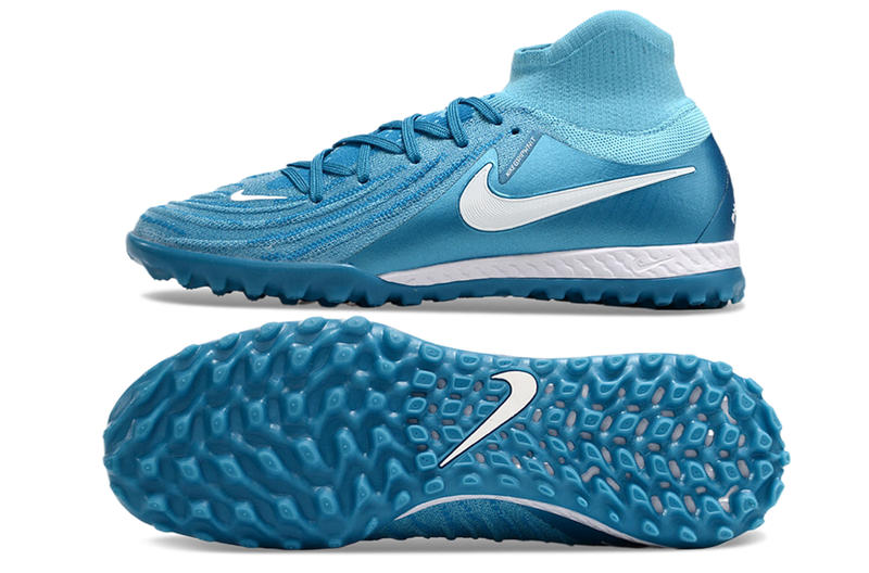 Chuteira Society Nike Phantom Luna Elite TF Blau "Mad Ambition Pack" 