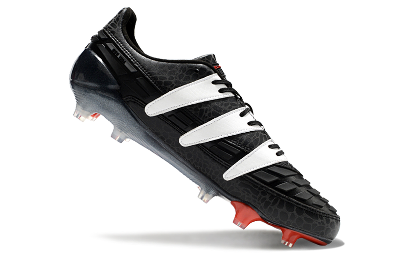 Adidas Predator Accelerator FG Black, White and Red Football Boots