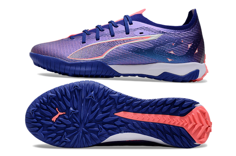 Chuteira Society Puma Ultra 5 Ultimate TF Roxo "Formula Pack"