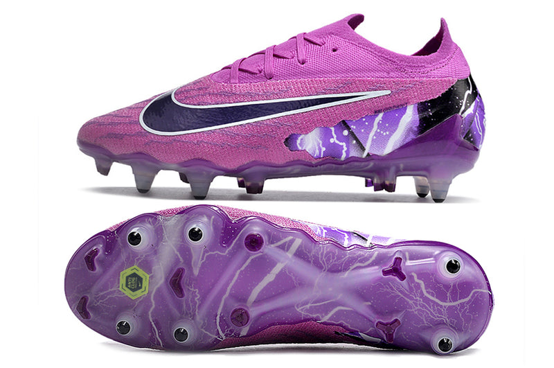 Bota de futbol Nike Phantom GX Elite amb punta d'alumini violeta "Thunder".