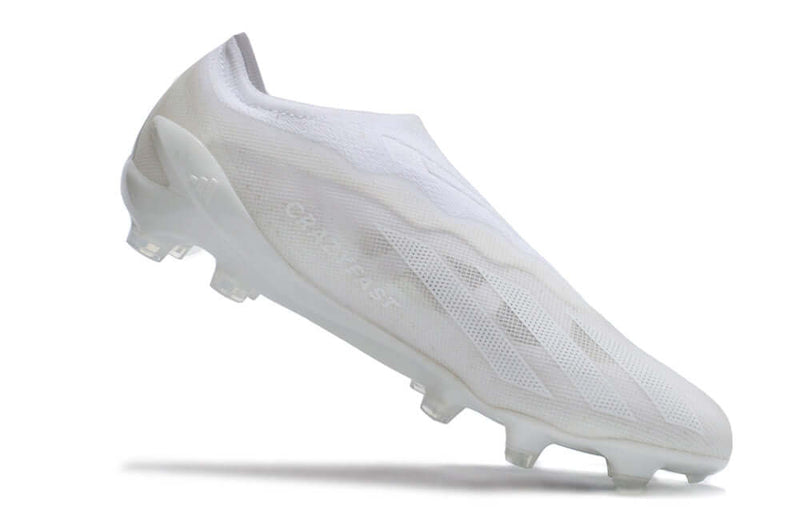 Velocidade é com a nova Adidas X CrazyFast.1 LL FG Branca "Pearlized Pack" na Farda de Boleiro, Garanta a qualidade de Jogadores Profissionais Elite!