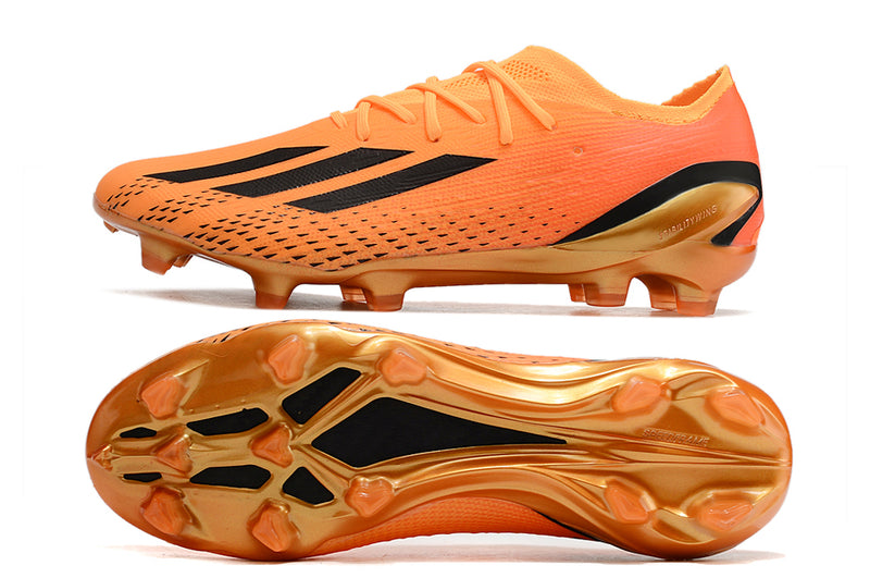 Velocidade é com Adidas X Speedportal.1 FG Laranja "Heatspawn Pack" na Farda de Boleiro Garanta a qualidade de Jogadores Profissionais e Frete GRÁTIS!