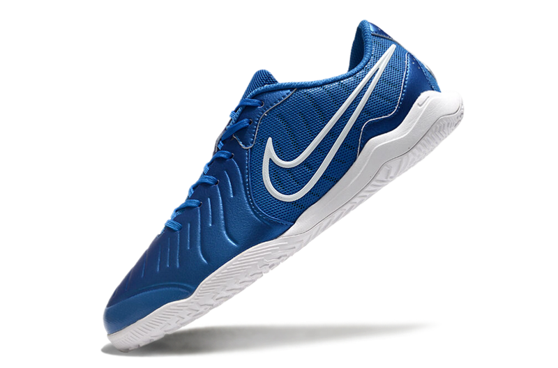 Chuteira Futsal Nike Tiempo Legend 10 Academy IC Azul e Branco "Mad Ambition Pack"