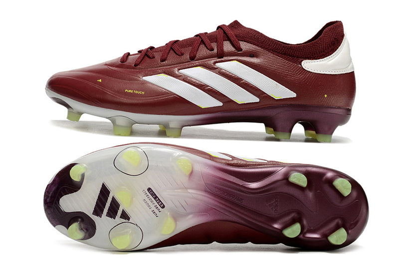 Adidas Copa Pure II+FG Maroon "Energy Citrus Pack" Field Boots