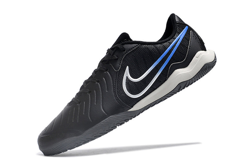 Botes de futbol sala Nike Tiempo Legend 10 Academy IC negre i blau "Paquet ombra"