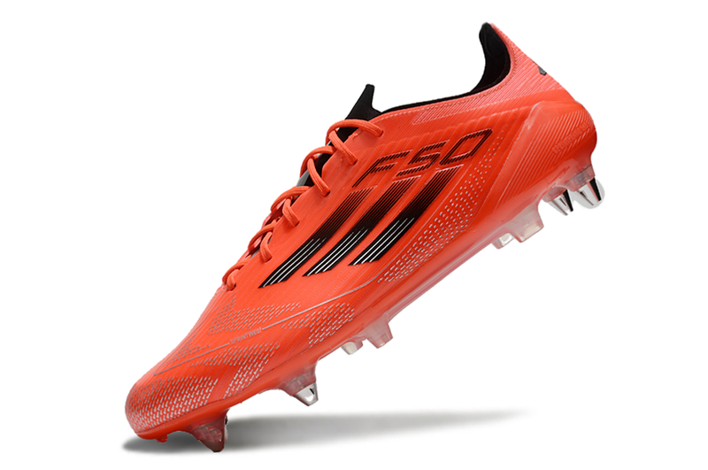 Adidas F50 Red Aluminium Spike "Vivid Horizon" Field Football Boot 