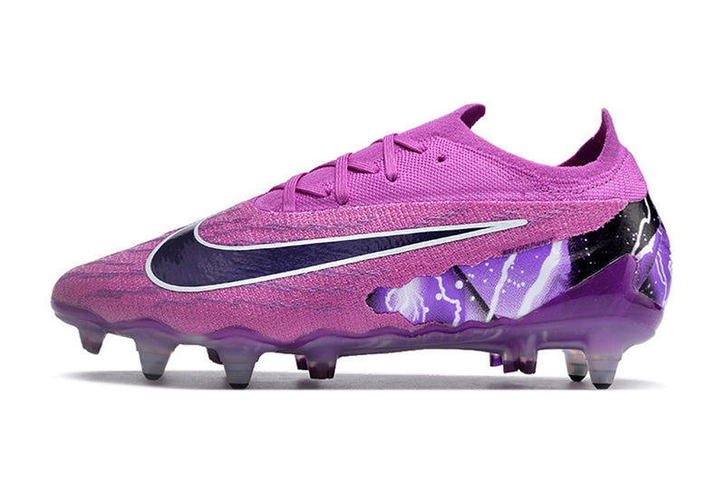 Bota de futbol Nike Phantom GX Elite amb punta d'alumini violeta "Thunder".