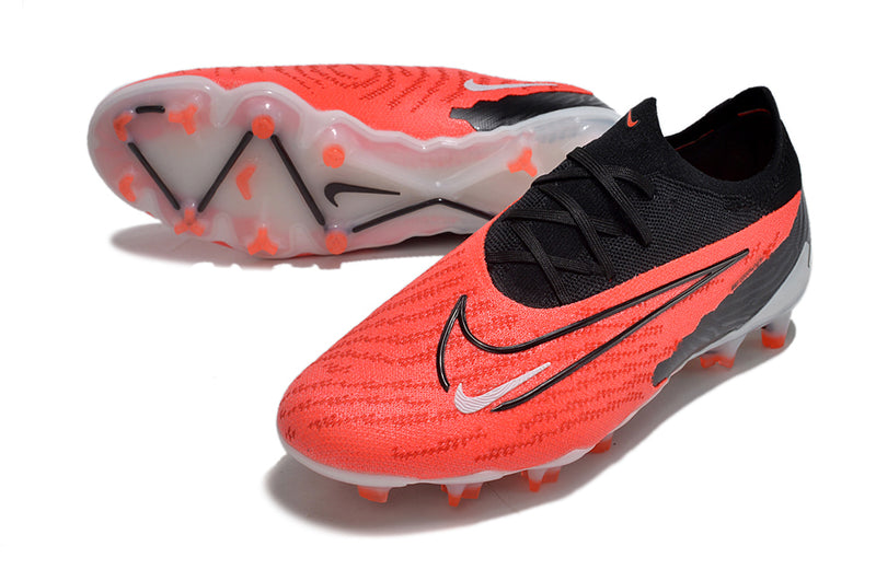 Chuteira Campo Nike Phantom GX Elite FG Preta e Vermelha "Ready Pack"