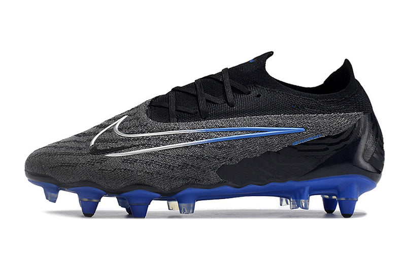 Nike Phantom GX Elite Aluminum Spike Black and Blue "Shadow Pack" Field Football Boot