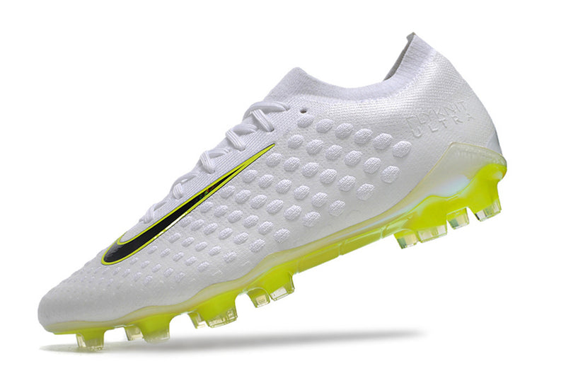 Nike Phantom Ultra Venom Elite FG White and Green Football Boots