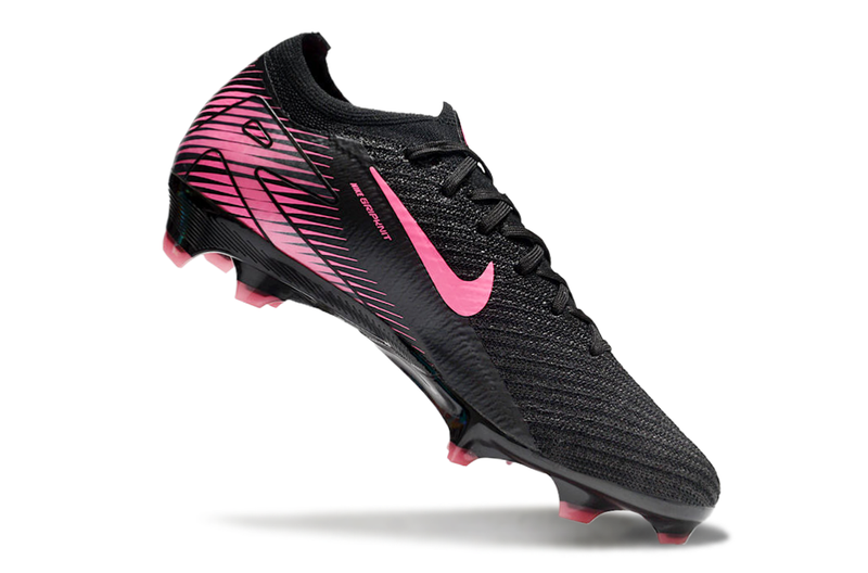 Chuteira Campo Nike Air Zoom Mercurial Vapor 16 Elite FG Preta e Rosa