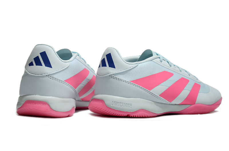 Chuteira Futsal Adidas Predator 24 Elite IC Azul e Rosa