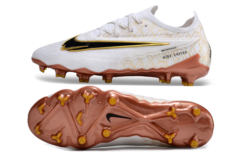 Nike Phantom GX Elite FG White and Gold "United Golden Pack" Football Boots