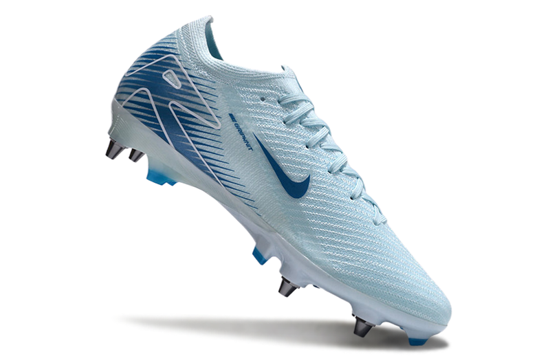 Chuteira Campo Nike Air Zoom Mercurial Vapor 16 Elite Trava Mista Azul "Mad Ambition"