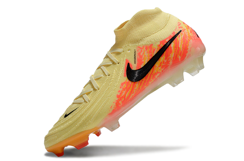 Chuteira Campo Nike Phantom Luna 2 Elite FG Amarelo e Laranja