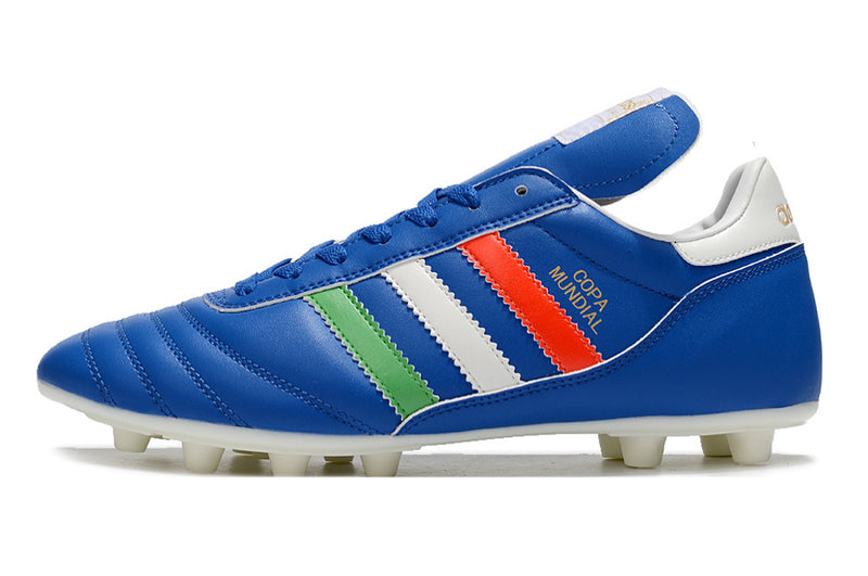 Adidas Copa Mundial FG Blue, White, Red and Green "Italy" Field Football Boots