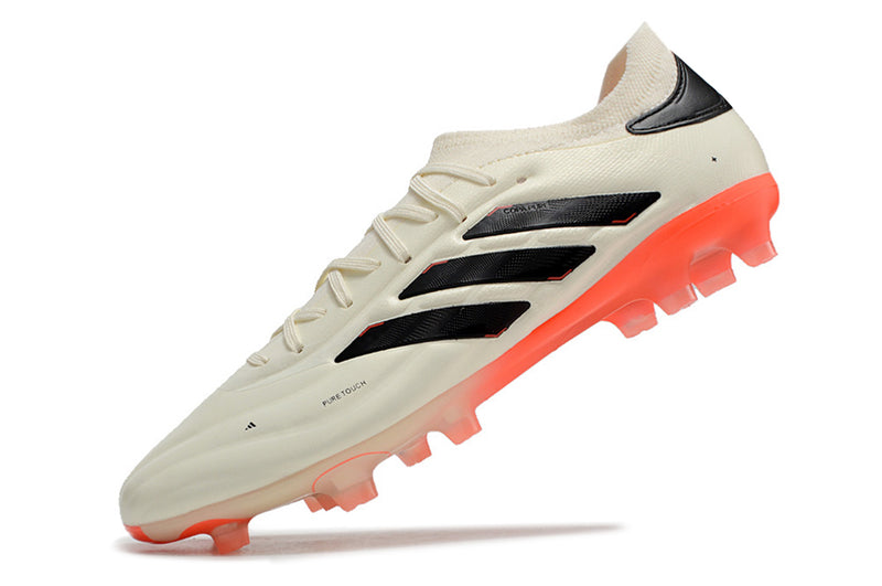 Adidas Copa Pure II + FG Beige, Orange and Black "Solar Energy" Field Boots 