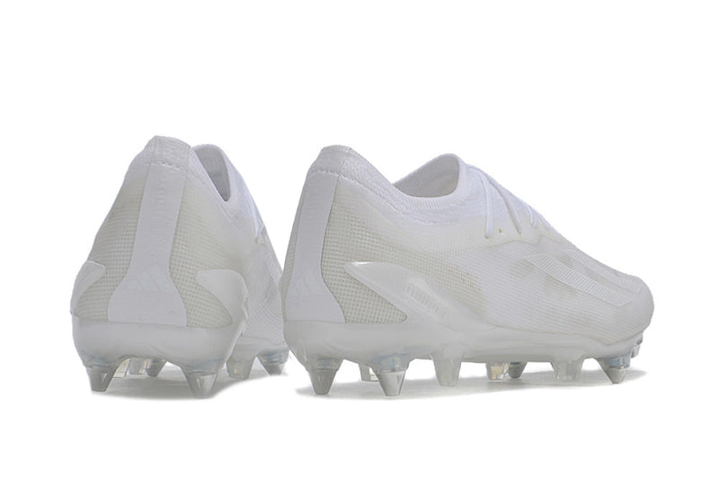 Adidas X CrazyFast.1 Aluminium Spike White "Pearlized Pack" Field Football Boots 