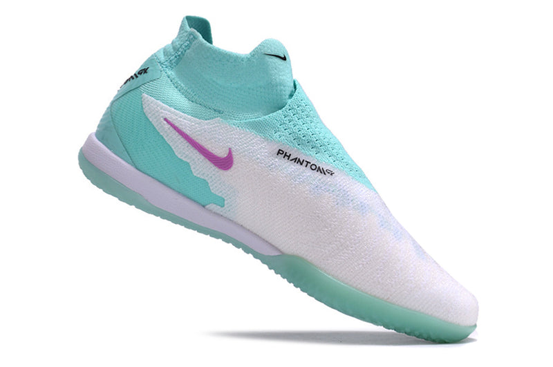 Chuteira Futsal Nike Phantom GX DF Elite IC Branca e Verde "Peak Ready Pack"