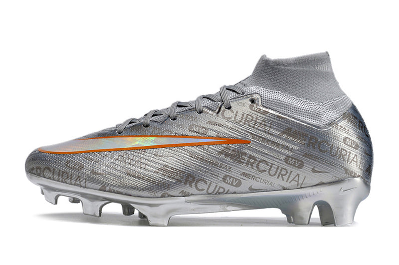 Nike Air Zoom Mercurial Superfly 9 Elite FG Silver "25 Years Nike" Kids' Field Football Boots