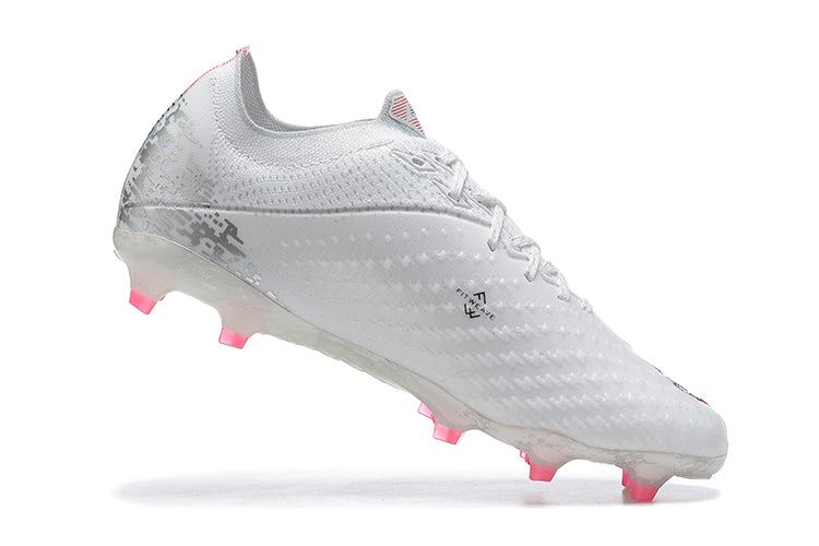 New Balance Furion V6+ FG White and Pink "Seven Edition" Field Boots